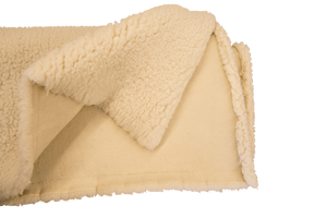 Breathable wool Fleece Topper with 100% organic cotton regulate body temperature and relieve unwanted pressure.
