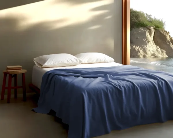 Organic Cotton Honeycomb Blanket - Image 3