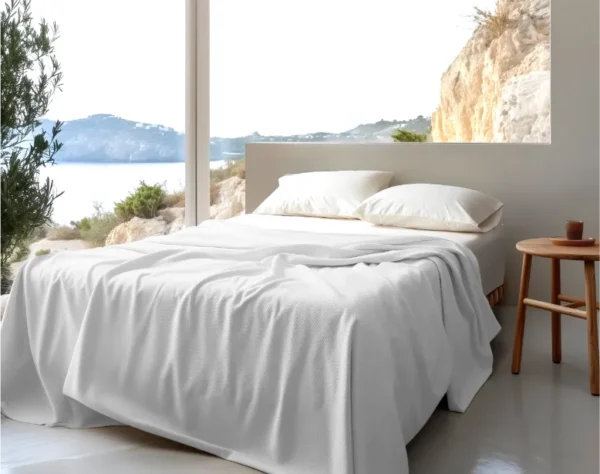 Organic Cotton Honeycomb Blanket - Image 5