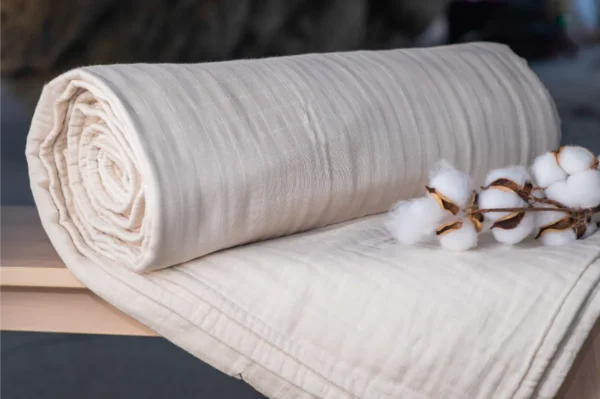 Organic Cotton Muslin Blanket - Image 2