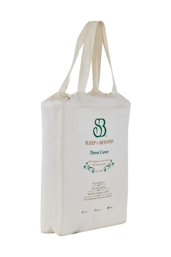 Organic Cotton Sateen Duvet Cover Set - Image 7