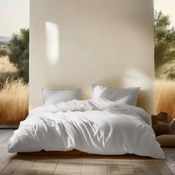 Organic Cotton Percale Sheet Set - Image 3